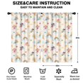 thumbnail image 2 of Blackout Kids Curtains,Pastel Fairy Rainbow Pattern Childrens Insulated Curtains Set Of 2,Bedroom Essentials,Toddler Room Decor 52"x84", 2 of 5