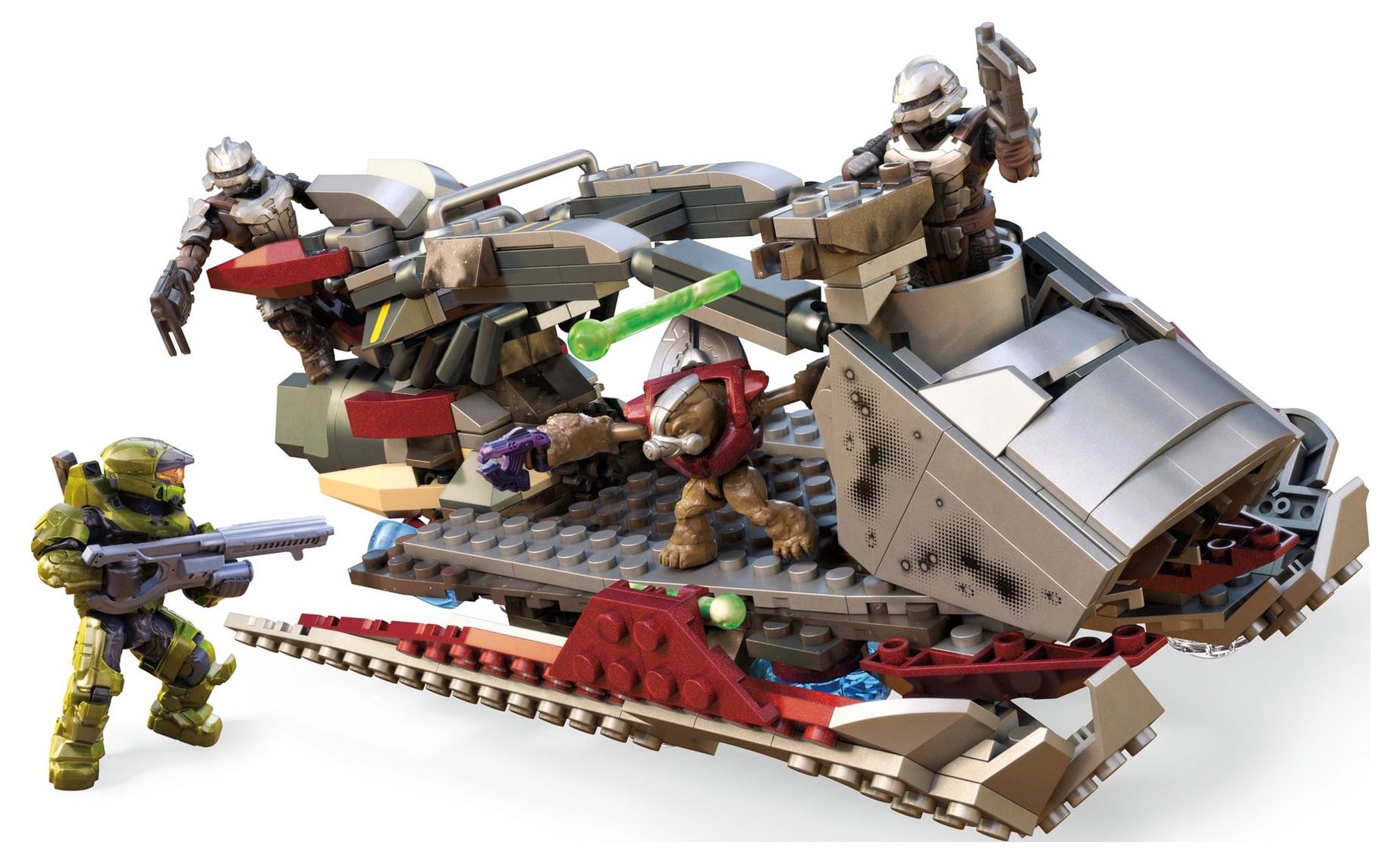 MEGA Halo Skift Intercept Building Kit with Spartan MK VII Action Figure (452 Pieces) - image 4 of 7