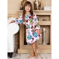 thumbnail image 3 of Up Past 8 Girls' Bathrobe Fuzzy Hooded Robe Sleepwear, 3 of 8