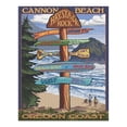thumbnail image 2 of Cannon Beach, Oregon, Destinations Sign (1000 Piece Puzzle, Size 19x27, Challenging Jigsaw Puzzle for Adults and Family, Made in USA), 2 of 4