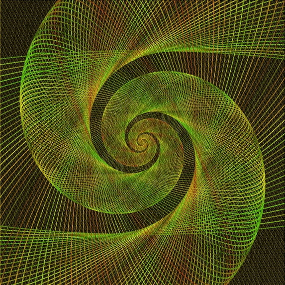 Ahgly Company Indoor Square Patterned Black Bean Brown Area Rugs, 5' Square