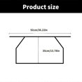 thumbnail image 3 of Women's Layering Wrap Skirt Shirt Extender Checkered Hip Covering Apron Skirt Tie Up Irregular Underskirt Streetwear blue and white plaid, 3 of 4