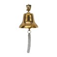 thumbnail image 5 of Studio 350 Silver, Gold or Brass Bell Decorative Bell with Rope Detailing - 6 x 8 x 7 Gold - Titanic, 5 of 5