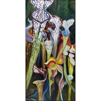 Carolines Treasures Pitcher Plant Floor Runner 58hx28w Multicolor