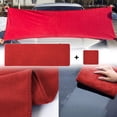 thumbnail image 1 of Jioakfa Automotive Interior Accessories 2 Microfibre Car Wash Towels,Highly Absorbent,Not Easy To Fall Out,Suitable For Car Washing,Wiping The Car Red Size, 1 of 9