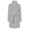 thumbnail image 2 of Vero Moda - Women's Belted Wool Blend Coat Grey Size X Large, 2 of 7