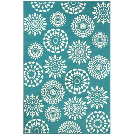 Mainstays Meridian Medallion Area Rug (Best Dorm Room Rugs)