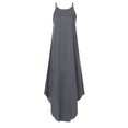 thumbnail image 3 of U.Vomade Robe pour Femme Grande Taille à Bretelles à Queue d'Aronde Mode Décontractée, 3 of 5