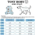 thumbnail image 2 of Tony Hoby Cute Smile Cupcake Pet Clothes for Dog Cotton Pajamas PJS Baby Standards Cat Jumpsuit for Spring and Summer Blue, M, 2 of 7