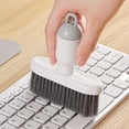 thumbnail image 2 of Djiypn 2 in 1 Keyboard Cleaning Brush Kit,Multifunctional Keyboard Cleaner,Gaps Cleaning Tools for Mechanical Keyboard,PC Laptop and Earphone (White), 2 of 9