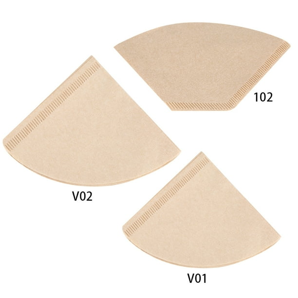 Yosoo 40Pcs Unbleached Natural ConeShape Drip Coffee Cup Filter Papers