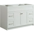 thumbnail image 4 of ARIEL Hamlet 48 in. W x 21.5 in. D x 33.5 in. H Bath Vanity Cabinet Only in White, 4 of 7