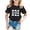 Black, variant on XEGLSBU Shirts for Girls Size 8 Girls Taste Printing Fashion Round Collar Loose Hugh Leisure T Shirt with Short Sleeves Black Size 3-4 Years