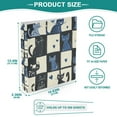 thumbnail image 3 of FORMRS 3 Ring Binder 1.5 inch with Pockets Set of 2 Clip Board 200 Sheets Capacity, Black and Blue Cat, 3 of 8