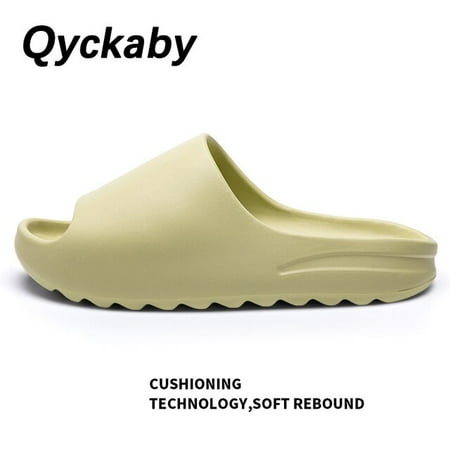 

2022 Summer Slippers Men Alphabet Design Soft Sole Beach Flip Flops Large size 47 Unisex Casual Slip-on Flats Sandals Women Shoe