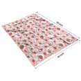 thumbnail image 4 of Pink Cow Strawberry Pattern Blanket,Comfortable Soft Lamb Wool Throw Blanket,All Season,Warm Lightweight Blankets for Sofa Bed Couch Living Room Chair,40"x50", 4 of 4