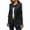 Black & Gray, variant on Women'S Oversized Denim Vest Mid Long Jean Vest Sleeveless Jackets Black & Gray L