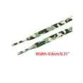 thumbnail image 3 of INSPIRE CHIC Thin Flat Shoelaces Camouflage Printed Shoe Laces Shoestring 1 Pair Army Green Camouflage 140cm/55.1'', 3 of 3