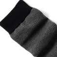thumbnail image 4 of Striped Gray Black Men's Socks, 4 of 4