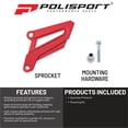 thumbnail image 2 of Polisport 8468200002 Sprocket Protector - Red, 2 of 9