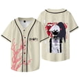 thumbnail image 1 of Omori Veste de Baseball Rouge Space Merch Été Femmes Hommes Mode Décontractée Harajuku T-Shirts à Manches Courtes, style 1,TP, 1 of 5