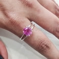 thumbnail image 6 of Pink Alexandrite Ring, 925 Sterling Silver Ring, Womens Ring, Natural Alexandrite, June Birthstone, Christmas, Thanksgiving, Tiny Dainty Ring, Handmade, Statement Jewelry, Wedding, Anniversary Gift, 6 of 8