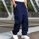 thumbnail image 1 of Pantalones largos para hombre, lisos, a la moda, informales, con múltiples bolsillos y cintura elástica, pantalones largos para hombre, 1 of 6