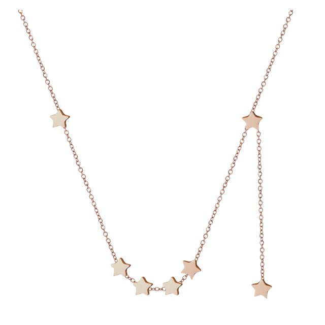 Collier pour Femmes Mode Design Spécial Diamant Acier Titane Brillant Collier Clavicule Collier Croix pour Femmes