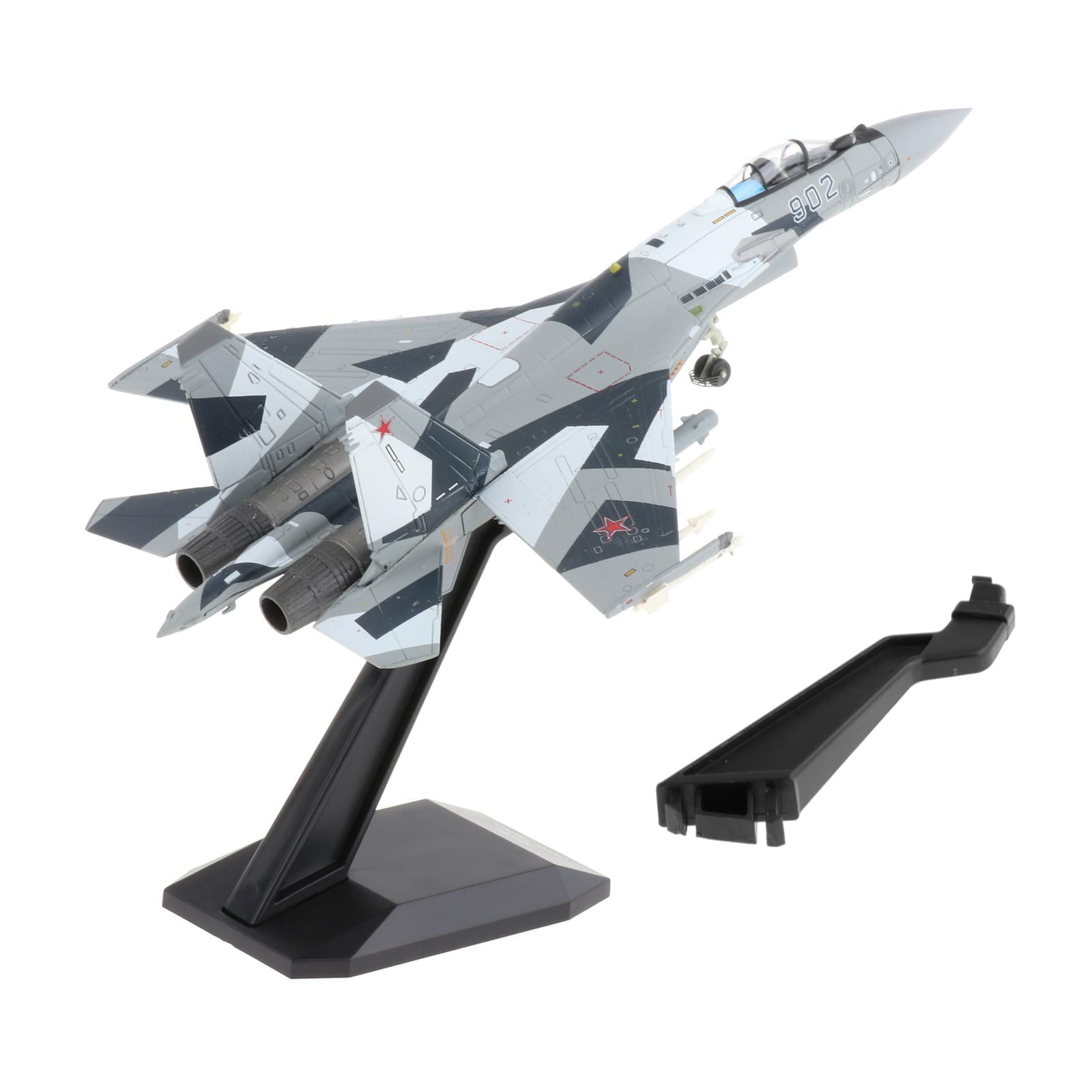 1/100 Fighter Aircraft Airplane Model Su-35 Plane Toy Collection Model Gift 