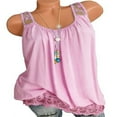 thumbnail image 1 of Women‘s Plus Size Loose Sleeveless Causal T-Shirts, 1 of 2