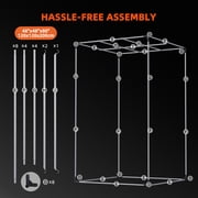 Spider Farmer 4’x4’x6.5′ 120cm x 120cm x 200cm Indoor Grow Tent 1680D Hydroponic Plant Room for Optimal Plant Growth & Climate Control