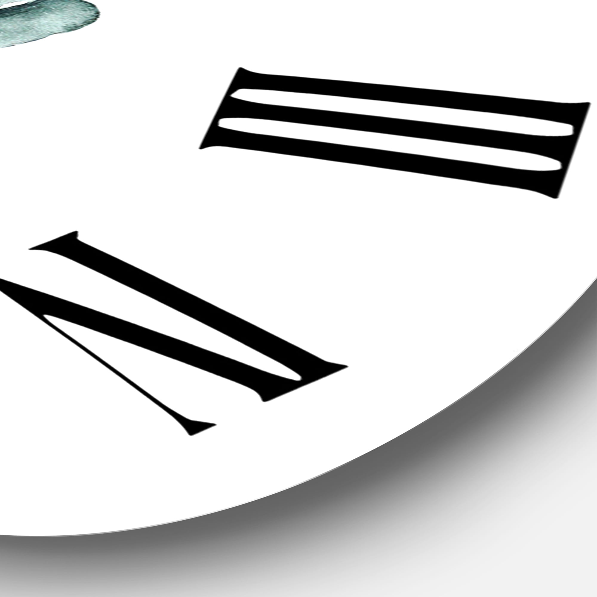 Designart 1 in Quartz Traditional Wall Clock