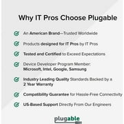 Plugable USB C to USB Adapter Cable