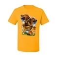 thumbnail image 2 of Wild Bobby, Golden Retriever Dog Portrait, Dog Lover, Men's Graphic Tees, Gold, 2XL, 2 of 3