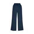 thumbnail image 4 of Inleife Women's Wide Leg Lounge Pants Solid Color Dual Side Pockets Leggings Fitness And Casual Leggings Flared Pants for Women, 4 of 6