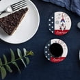 thumbnail image 6 of FMSHPON Independence Day Gnomes Set of 4 Round Coaster for Drinks, Absorbent Ceramic Stone Coasters Cup Mat with Cork Base for Home Kitchen Room Coffee Table Bar Decor, 6 of 6