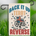 thumbnail image 2 of 1 Piece Patriotic Humor Garden Flag - Double-Sided Waterproof Burlap 12x 18inch , No Power Outdoor Decoration, Memorial Day and Independence Day, Stars and Stripes Design, Independence Day Decorations, 2 of 5
