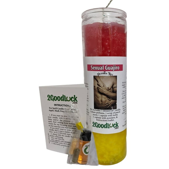 Sexual Guajiro Dressed Candle Kit - Guajiro Sexual