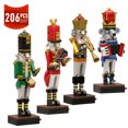 thumbnail image 2 of Moc-figuras de Anime de Nutcrackered para niños, Kit de bloques de construcción de Brickheadz, Rey Trumpeter, soldado, baterista, juguetes de ladrillos, regalos de navidad, 2 of 4