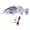 Light Gray2, variant on Fishing Lures, Electric Swimming Lure, 3D Bionic Swimming Bait, Lures That Swim by Itself, Self Propelled Fish Lure, Battery Powered, for Freshwater and Saltwater Fishing