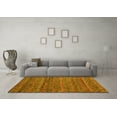 thumbnail image 3 of Ahgly Company Indoor Rectangle Abstract Yellow Contemporary Area Rugs, 5' x 7', 3 of 4
