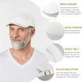 thumbnail image 4 of 2 Pack Men's Breathable Mesh Ivy Cap - Adjustable Newsboy Beret Hat for Driving, Hunting & Outdoor Activities, Irish Cabbie Style Hat, 4 of 7