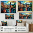 thumbnail image 4 of Designart "Pop Art Amsterdam II" Amsterdam Floater Framed Wall Art Living Room, 4 of 7