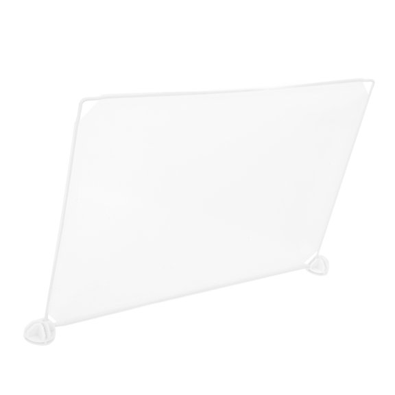 unbranded 1 Set Plastic Sneeze Guard Dividers Desk Screen Panel for Desktop Plastic Desktop Sneeze Guard Universal Sneeze Guard For Desk