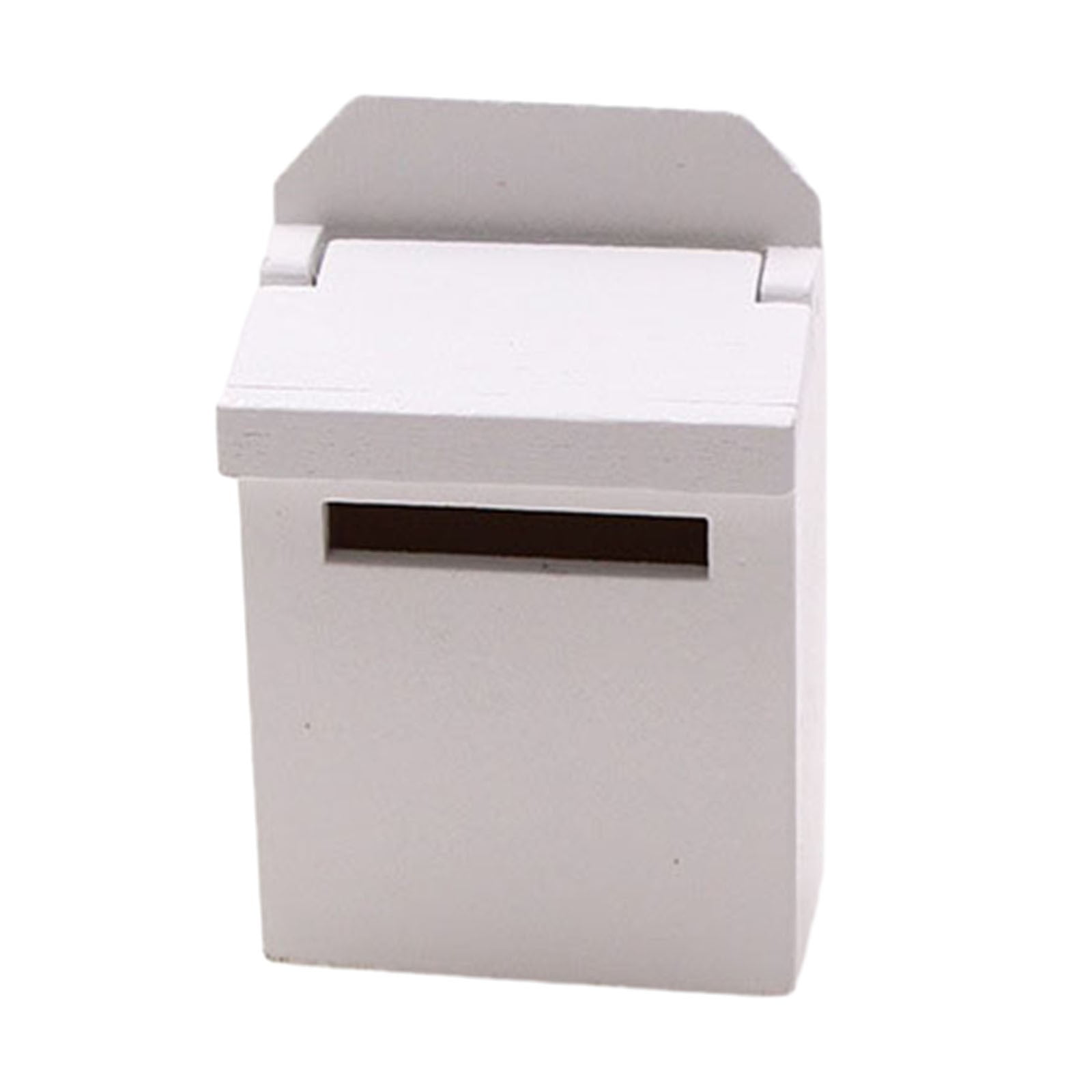 Lefu Miniature Blank Mail Box House Mini Mail Box Miniature Wooden Flip ...