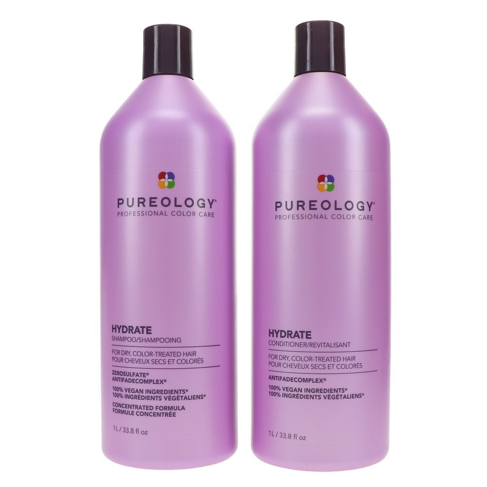 Pureology Pureology Hydrate Shampoo 333.8 oz & Hydrate Conditioner 33