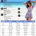 thumbnail image 4 of CHICVOMEY Women's One Piece Swimdress Swimsuits for Women Swim Dress Flower Skirt Ruffled Bathing Suit V Neck Tummy Control Swim Dress One Piece Swimsuit Plus Size Swimwear Bathing, 4 of 6