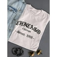 thumbnail image 3 of Chicago Gothic Style Banner T-Shirt Women -Image by Shutterstock, Female 4X-Large, 3 of 4