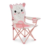 Firefly! Outdoor Gear Izzie the Llama Kid's Camping Chair - Pink/White Color
