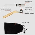 thumbnail image 4 of Antorcha gas plegable camping con mango madera, quemadores alta potencia exteriores, 4 of 5
